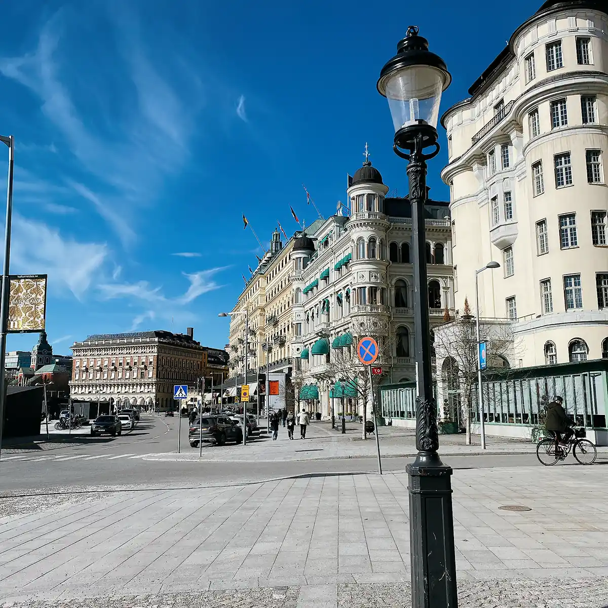 Street in Stockholm, Sweden